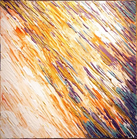 Tác phẩm “Kaleidoscope Drift” có sự kết hợp của nhiều màu sắc như màu xanh dương, xanh ngọc, cam, vàng, tím… tạo nên cảm xúc đối lập cho người xem. Ngắm tác phẩm này, người xem cảm nhận được mùi hương của hoa trà xanh, mùi nến Twilight. Tác phẩm “Kaleidoscope Drift” có sự kết hợp của nhiều màu sắc như màu xanh dương, xanh ngọc, cam, vàng, tím… tạo nên cảm xúc đối lập cho người xem. Thưởng thức tác phẩm này, người xem cảm nhận được mùi hương của hoa trà xanh, mùi nến Twilight.
