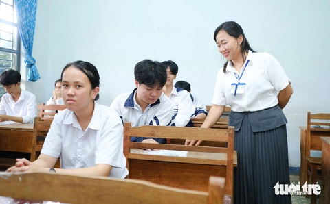 Thiếu hàng ngàn giáo viên, Gia Lai xin không tinh giản biên chế giáo dục- Ảnh 1. Hoạt động dạy và học tại một cơ sở giáo dục ở huyện Mang Yang, tỉnh Gia Lai - Ảnh: TẤN LỰC