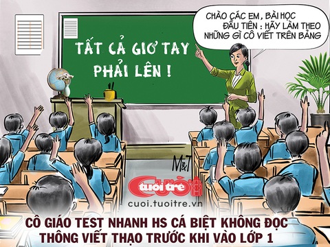 Chưa biết đọc thì đừng học lớp 1?- Ảnh 1. Chưa biết đọc thì đừng học lớp 1?- Ảnh 1.