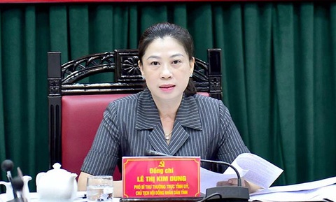 Bà Lê Thị Kim Dung được phân công điều hành công việc Tỉnh ủy Tuyên Quang- Ảnh 1. Bà Lê Thị Kim Dung, phó bí thư thường trực Tỉnh ủy, chủ tịch Hội đồng nhân dân tỉnh Tuyên Quang - Ảnh: NGỌC HƯNG