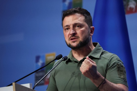 Ông Zelensky: Ukraine đều ghi chép các nơi Nga tấn công để đáp trả lại- Ảnh 1. Tổng thống Ukraine Volodymyr Zelensky - Ảnh: REUTERS