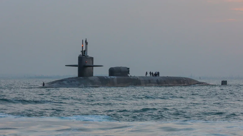 Động thái hiếm của Mỹ: Công bố điều tàu ngầm USS Georgia tới Trung Đông- Ảnh 1. Tàu ngầm USS Georgia của Hải quân Mỹ - Ảnh: REUTERS