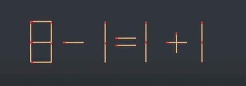 Thử tài IQ: Di chuyển một que diêm để 1-0=9-1 thành phép tính đúng- Ảnh 5.