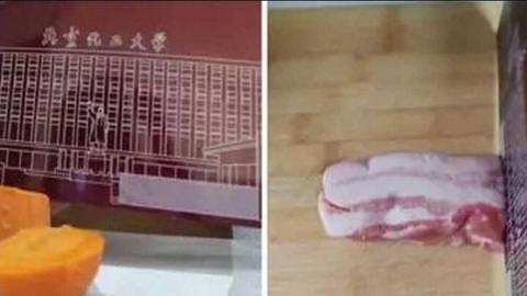 Tân sinh viên dùng giấy báo nhập học cắt dưa hấu- Ảnh 2. Độ cứng và bén của tấm giấy báo nhập học có thể khiến bạn bất ngờ