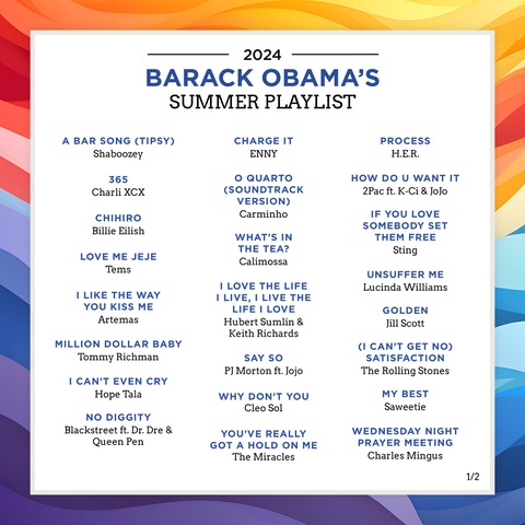 Danh sách các bài hát mà cựu tổng thống Mỹ Barack Obama đã nghe vào dịp hè này Tin tức giải trí 13-8: Rap Việt trở lại, Hoài Linh 50kg cõng Tuấn Trần 1,8m trong Làm giàu với ma- Ảnh 8.