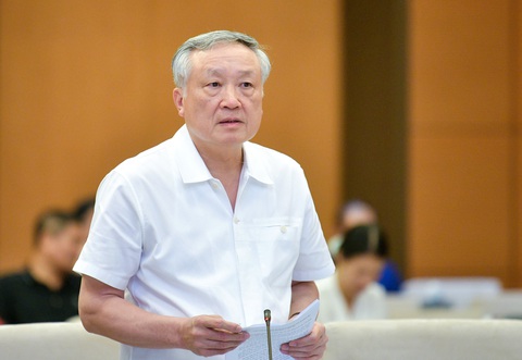 Chánh án Nguyễn Hòa Bình lý giải đề xuất mới về trại giam với người chưa thành niên phạm tội- Ảnh 1. Chánh án Nguyễn Hòa Bình - Ảnh: GIA HÂN