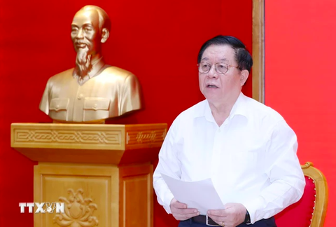 Ông Nguyễn Trọng Nghĩa, Ủy viên Bộ Chính trị, Bí thư Trung ương Đảng, Trưởng Ban Tuyên giáo Trung ương, Phó Trưởng Ban Thường trực Ban Chỉ đạo phát biểu - Ảnh: Phương Hoa Ông Nguyễn Trọng Nghĩa - ủy viên Bộ Chính trị, bí thư Trung ương Đảng, trưởng Ban Tuyên giáo Trung ương, phó trưởng ban thường trực Ban Chỉ đạo - phát biểu - Ảnh: TTXVN