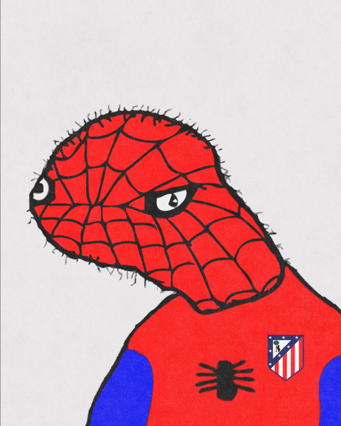Atletico Madrid giới thiệu Julian Alvarez bằng hình vẽ ngộ nghĩnh- Ảnh 1. Atletico Madrid công bố sự gia nhập của Julian Alvarez bằng hình vẽ người nhện ngộ nghĩnh