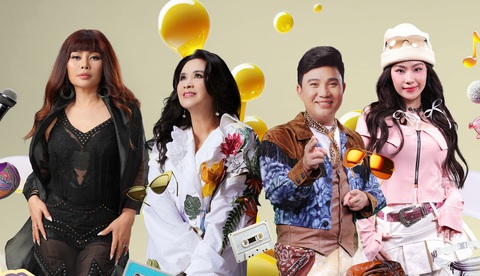 Từ phải qua: Ca sĩ Lương Bích Hữu, Quang Linh, Thanh Lam, Ngọc Anh trong Bài hát của chúng ta Từ phải qua: ca sĩ Lương Bích Hữu, Quang Linh, Thanh Lam, Ngọc Anh trong Bài hát của chúng ta
