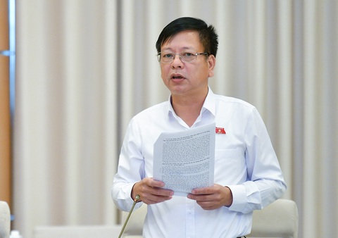 Đề xuất quy định mới phòng cháy với nhà ở kết hợp kinh doanh- Ảnh 3. Phó chủ nhiệm Ủy ban Pháp luật Nguyễn Trường Giang - Ảnh: Media Quốc hội
