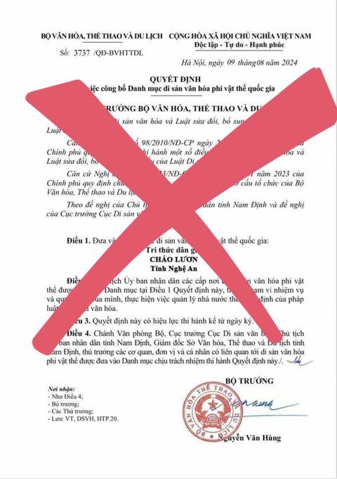 Đưa tin cháo lươn Nghệ An là di sản, nhiều Facebooker bị đề nghị xử lý- Ảnh 1. Một tài khoản Facebook đưa thông tin sai sự thật về việc đưa cháo lươn Nghệ An vào danh mục Di sản văn hóa phi vật thể quốc gia - Ảnh chụp màn hình