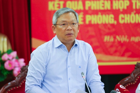 Thiếu tướng Hoàng Anh Tuyên - Ảnh: GIA HÂN Bộ Công an thông tin mới về vụ án Thuận An, Phúc Sơn, giai đoạn 2 vụ Vạn Thịnh Phát- Ảnh 1.