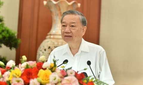 Tổng Bí thư, Chủ tịch nước Tô Lâm phát biểu tại Hội nghị Tổng Bí thư, Chủ tịch nước Tô Lâm phát biểu tại hội nghị - Ảnh: TTXVN