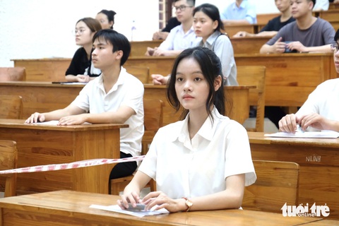 Sửa đổi, bổ sung đối tượng trong tuyển sinh Công an nhân dân- Ảnh 1. Thí sinh tham dự kỳ thi đánh giá của Bộ Công an năm 2024 - Ảnh minh họa: NGUYÊN BẢO