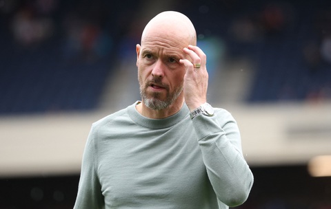 HLV Erik Ten Hag hứng chịu nhiều áp lực ở mùa bóng mới - Ảnh: REUTERS Premier League 2024-2025: Man United sẽ có mùa giải bùng nổ?- Ảnh 1.