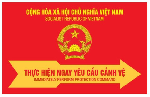 Bộ Công an đề xuất quy định mới về giấy bảo vệ đặc biệt của cảnh vệ- Ảnh 1. Mặt trước mẫu giấy bảo vệ đặc biệt - Ảnh: Bộ Công an