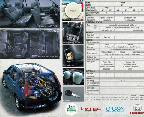 Honda CR-V từng có bản 10 chỗ ngồi độc lạ- Ảnh 5. CR-V khi đó còn có một phiên bản