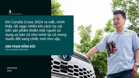 Có Lexus vẫn mua Toyota Corolla Cross, chủ xe chia sẻ lý do: 'Êm như xe điện'- Ảnh 4. Có Lexus vẫn mua Toyota Corolla Cross, chủ xe chia sẻ lý do: 'Êm như xe điện'- Ảnh 4.
