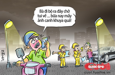 Anh chồng gặp khó vì chốt nồng độ cồn hoạt động quá khuya- Ảnh 1. Anh chồng gặp khó vì chốt nồng độ cồn hoạt động quá khuya - Ảnh 1.