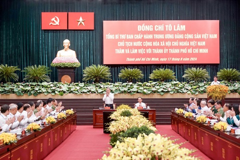 Tổng Bí thư, Chủ tịch nước Tô Lâm làm việc với Thành ủy TP.HCM- Ảnh 4. Tổng Bí thư, Chủ tịch nước Tô Lâm làm việc với Thành ủy TP.HCM - Ảnh 6.