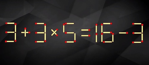 Thử tài IQ: Di chuyển một que diêm để 9-4=6 thành phép tính đúng - Ảnh 1.