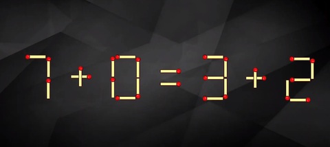Thử tài IQ: Di chuyển hai que diêm để 9-4=6 thành phép tính đúng - Ảnh 1.