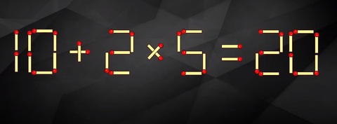 Thử tài IQ: Di chuyển một que diêm để 9+2x5=23-6 thành phép tính đúng - Ảnh 1.