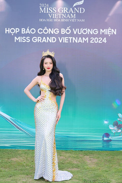 Mỹ nhân đua nhau khoe sắc trên thảm đỏ công bố vương miện Miss Grand Vietnam 2024- Ảnh 5. Mỹ nhân đua nhau khoe sắc trên thảm đỏ công bố vương miện Miss Grand Vietnam 2024- Ảnh 5.