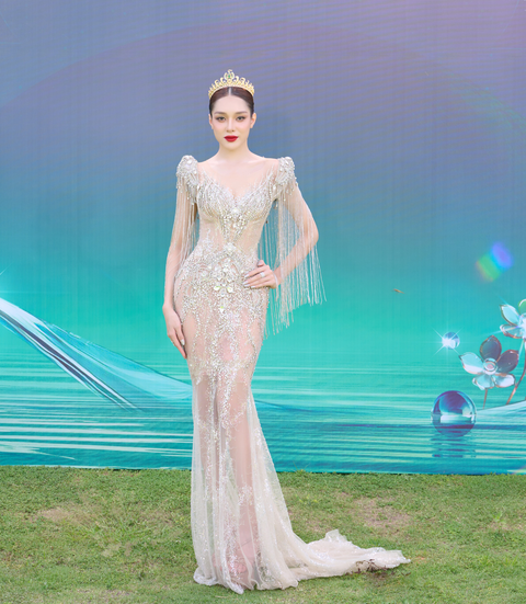 Á hậu Hồng Hà Mỹ nhân đua nhau khoe sắc trên thảm đỏ công bố vương miện Miss Grand Vietnam 2024- Ảnh 9.