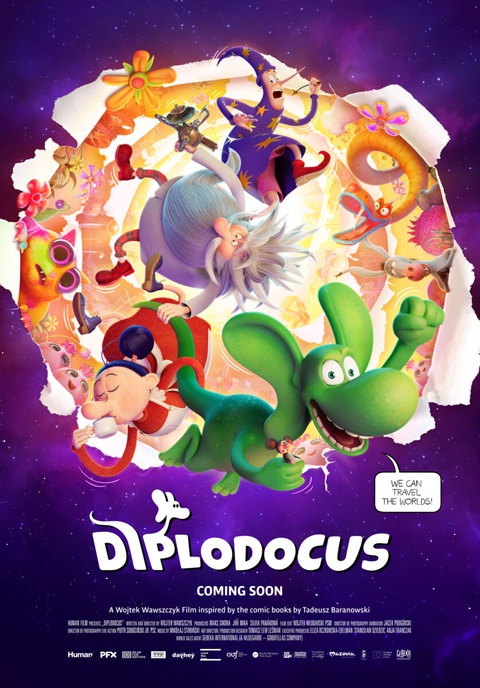 Phim hoạt hình Diplodocus mang nhiều tình tiết 'độc lạ Bình Dương'- Ảnh 1. Bộ phim là sự kết hợp của các studio hoạt hình đến từ Ba Lan, Cộng hòa Séc và Slovakia