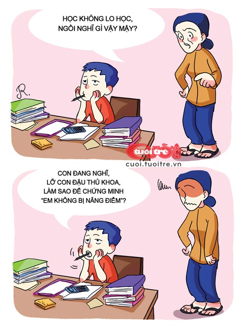 Điểm thi vào lớp 10 'nhảy múa' bất thường- Ảnh 2. Làm sao để chứng minh mình trong sạch? - Tranh: Phương Ròm