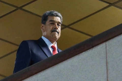 Mỹ không công nhận chiến thắng của Tổng thống Venezuela Maduro- Ảnh 1. Tổng thống Venezuela Nicolas Maduro - Ảnh: REUTERS