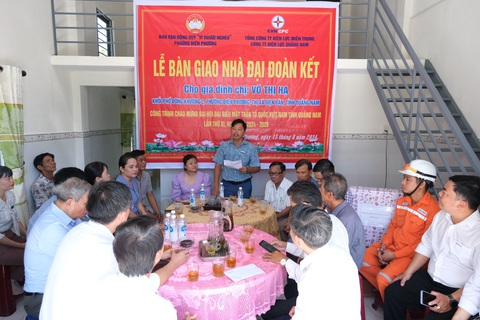 PC Quảng Nam hoàn thành bàn giao 5 nhà tình nghĩa năm 2024 - Ảnh 2.