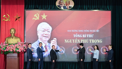 Khai trương trang thông tin đặc biệt Tổng Bí thư Nguyễn Phú Trọng - Ảnh 2. Khai trương trang thông tin đặc biệt Tổng Bí thư Nguyễn Phú Trọng - Ảnh 2.