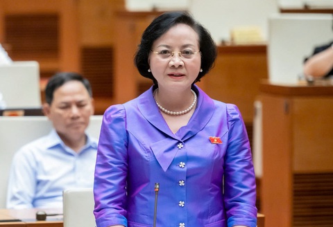 Bộ trưởng Phạm Thị Thanh Trà thông tin về việc sáp nhập huyện, xã- Ảnh 1. Bộ trưởng Phạm Thị Thanh Trà thông tin về việc sáp nhập huyện, xã- Ảnh 1.