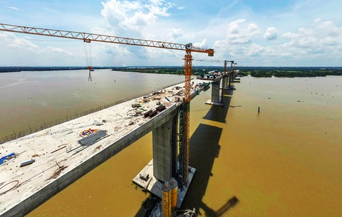 Đường vành đai 3 TP.HCM chạy đua với tiến độ- Ảnh 1. Đường vành đai 3 TP.HCM chạy đua với tiến độ- Ảnh 1.