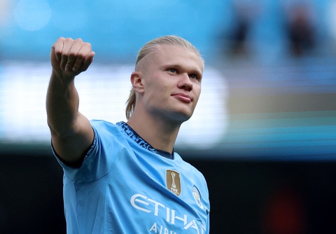 Haaland lập hat-trick giúp Man City thắng đậm Ipswich Town- Ảnh 1. Haaland lập hat-trick giúp Man City thắng đậm Ipswich Town- Ảnh 1.