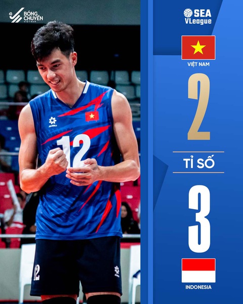 Bóng chuyền nam Việt Nam thua trận thứ 5 liên tiếp ở SEA V.League- Ảnh 1. Bóng chuyền nam Việt Nam thua trận thứ 5 liên tiếp ở SEA V.League - Ảnh 1.