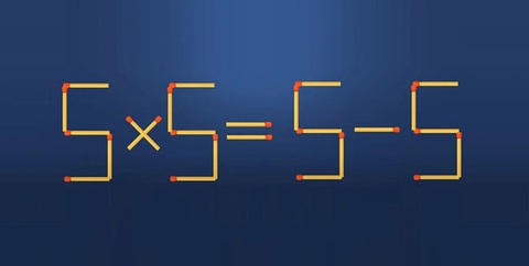 Thử tài IQ: Di chuyển một que diêm để 3-8=5 thành phép tính đúng - Ảnh 1.