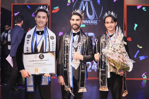Tyler Bùi đoạt giải Nam vương Đại sứ Hoàn vũ 2024 - Ảnh 3. Tyler Bùi đoạt giải Nam vương Đại sứ Hoàn vũ 2024 - Ảnh 3.