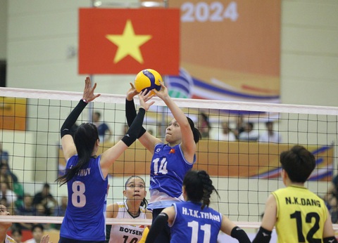 Bóng chuyền nữ Việt Nam thắng dễ đại diện Philippines - Ảnh 2.