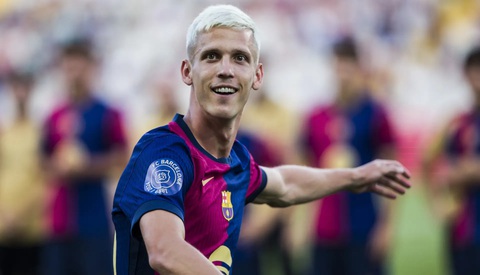 Olmo đóng vai người hùng ngay trong trận ra mắt Barca - Ảnh 1.