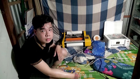 Nhóm người sản xuất, lưu hành hàng trăm triệu đồng tiền giả - Ảnh 1.