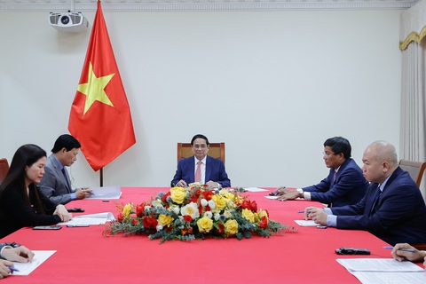Thủ tướng Phạm Minh Chính điện đàm với Thủ tướng Thái Lan Paetongtarn Shinawatra - Ảnh 2.