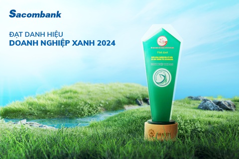 Chiến lược ESG giúp Sacombank đạt danh hiệu doanh nghiệp xanh hai năm liên tiếp - Ảnh 2.
