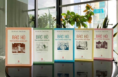 5 cuốn sách mới giúp thiếu nhi rèn nhân cách từ những câu chuyện về Bác Hồ - Ảnh 1. 5 cuốn sách mới giúp thiếu nhi rèn nhân cách từ những câu chuyện về Bác Hồ - Ảnh 1.