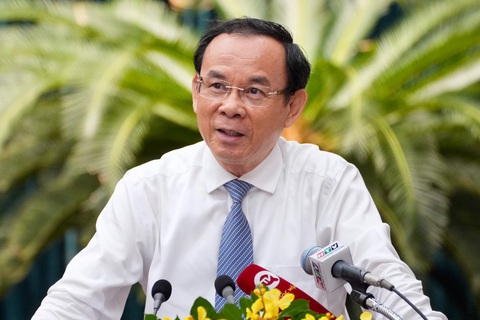 Bí thư Thành ủy TP.HCM làm trưởng ban chỉ đạo sắp xếp đơn vị hành chính cấp huyện, xã- Ảnh 1. Bí thư Thành ủy TP.HCM Nguyễn Văn Nên - Ảnh: HỮU HẠNH