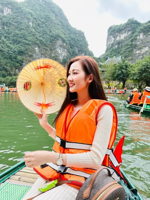 Quế Anh trong một chuyến du lịch - Ảnh: FBNV Hình ảnh đời thường của tân Miss Grand Vietnam 2024- Ảnh 7.