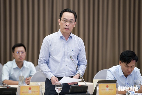 Bộ Giáo dục và Đào tạo thông tin mới nhất tỉ lệ đăng ký tuyển sinh các ngành đại học- Ảnh 1. Thứ trưởng Bộ Giáo dục và Đào tạo Hoàng Minh Sơn - Ảnh: NAM TRẦN