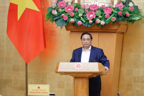 Tăng lương cơ sở nhưng lạm phát tăng không đáng kể- Ảnh 2. Thủ tướng Phạm Minh Chính - Ảnh: VGP
